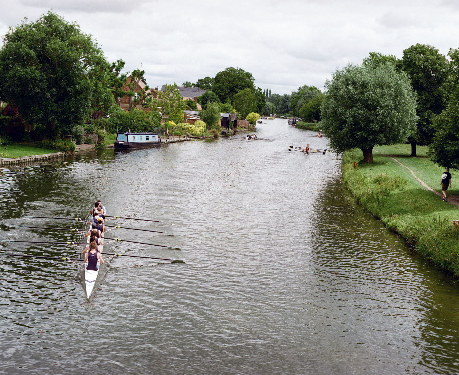 Rowers on the river Cam
