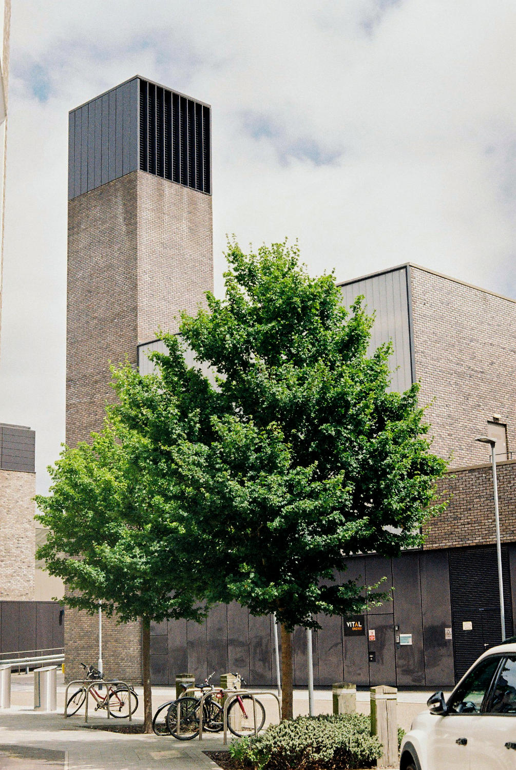 Eddington's central heat pump tower
