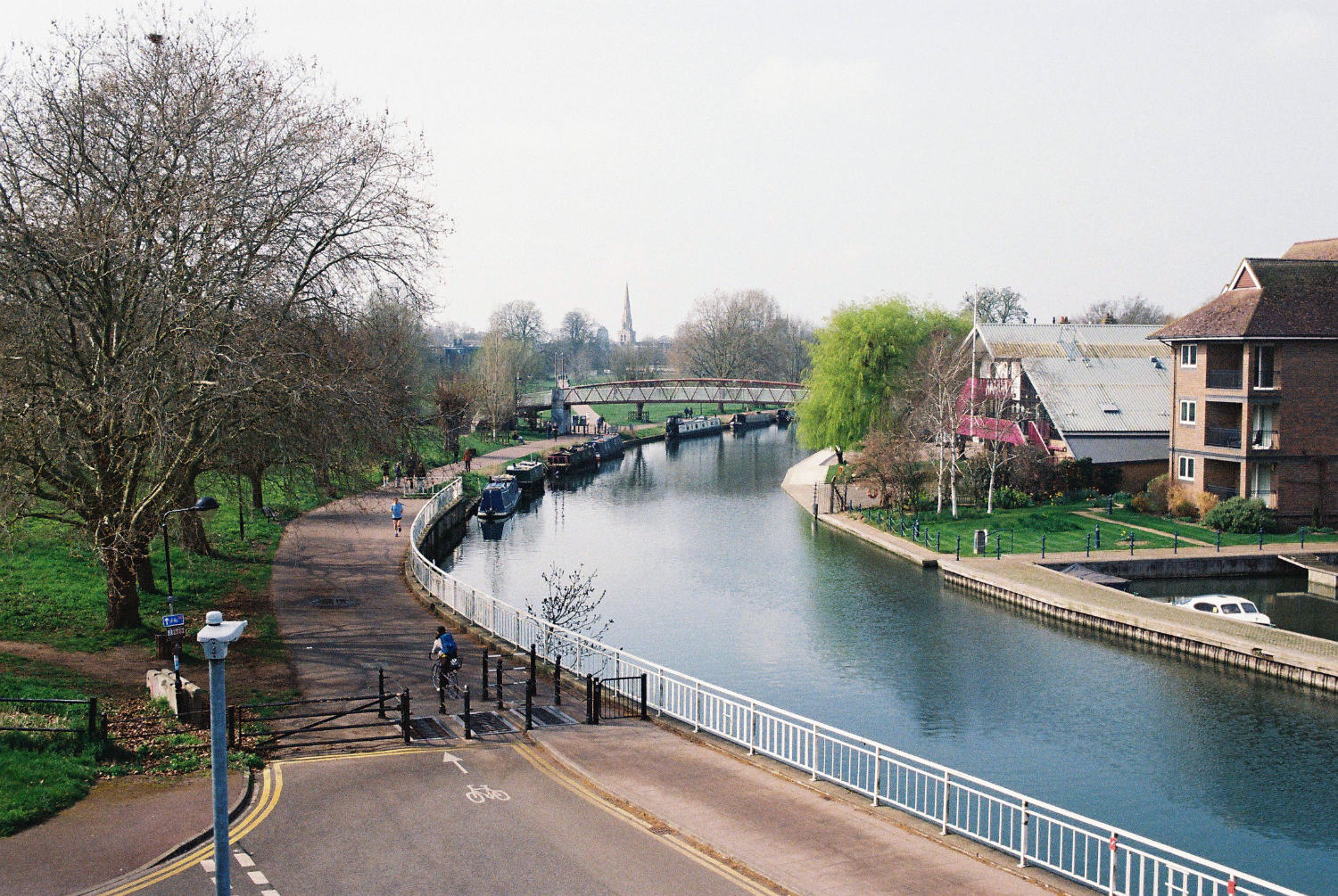 View from Elizabeth Way bridge, west facing.
